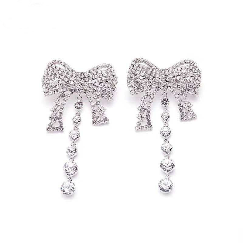 Female Hot Earrings Women Design Bowknot Drop Earring