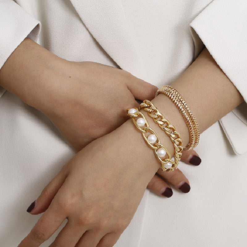 Female Fashionable Bracelets Woman Design Hot Jewelry Set