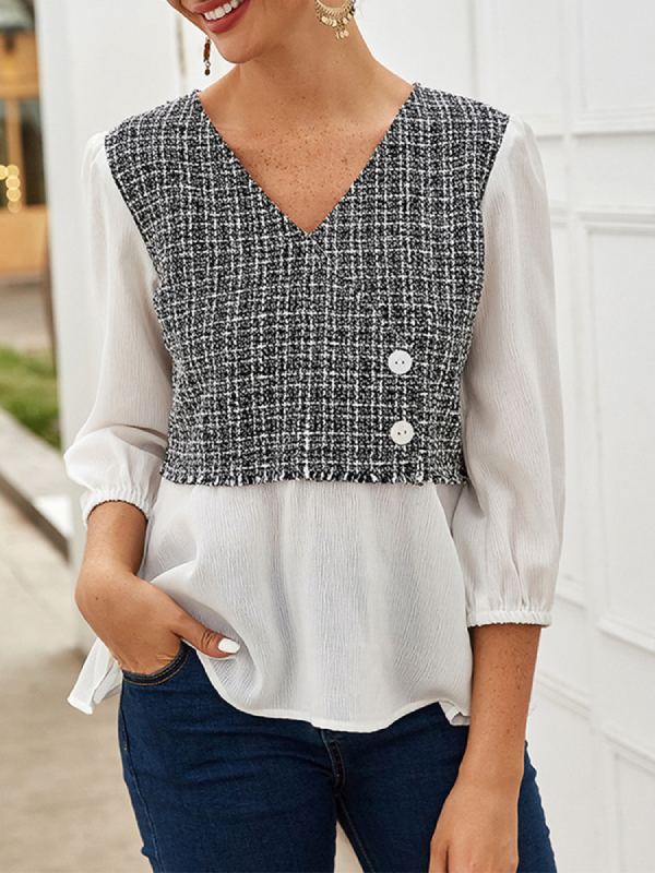 Women's Fashion Top Retro Casual Shirt