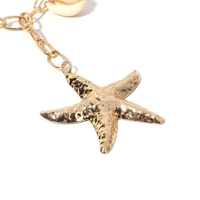 Female Design Necklaces Women Gold Hot Starfish Choker Jewelry