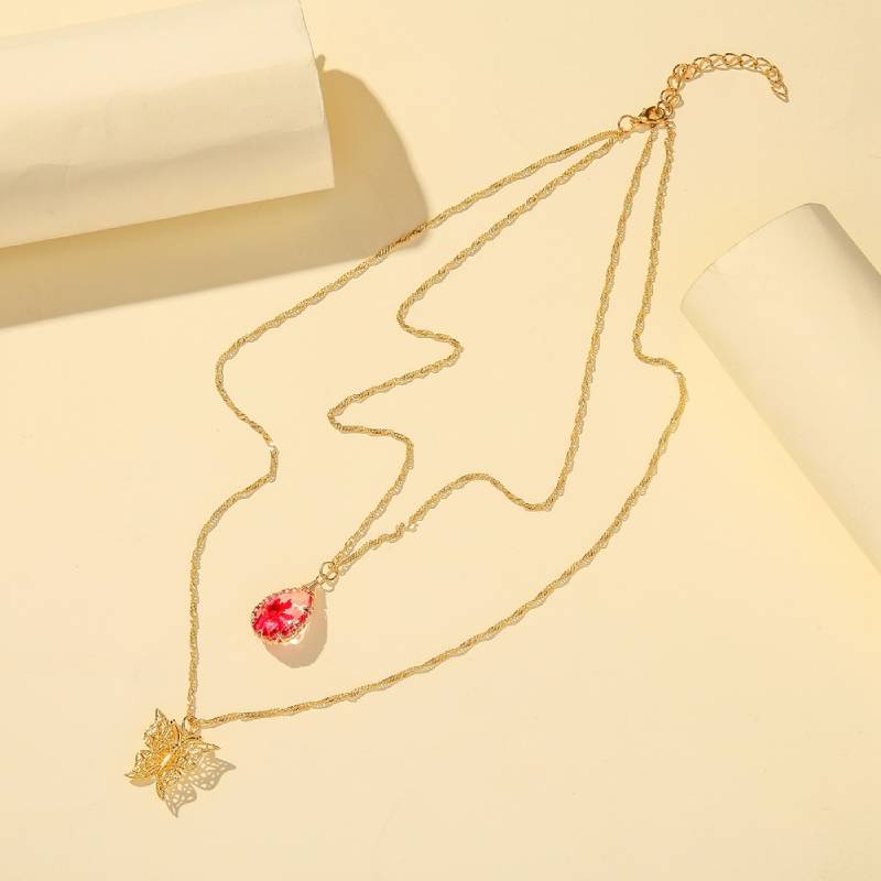 Female Hot Necklaces Women Gold Choker Flower Design Jewelry