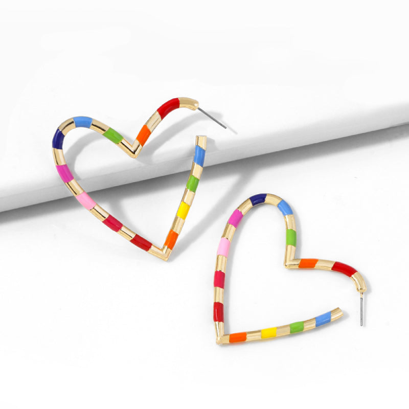 Female Design Earrings Women Heart Drop Earrings