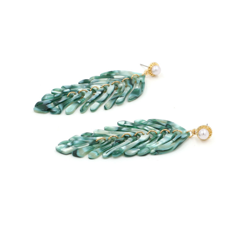 Female Bohemian Earrings Women Design Leaf Earrings