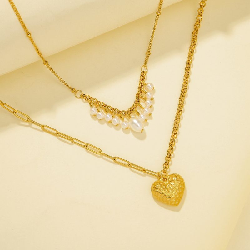 Female Hot Necklaces Women Gold Layered Choker Design Jewelry