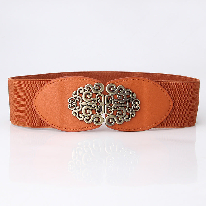 Women Design Dress Belt Elastic Girdling Belt