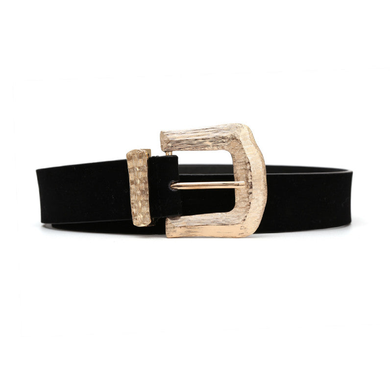 Women Design Dress Belt Fashion Gold Metal Belt