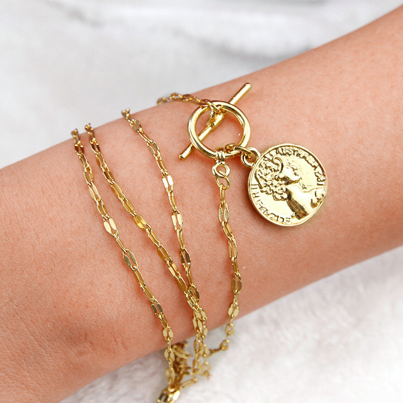 Female Design Bracelets Women Hot Wafer Jewelry