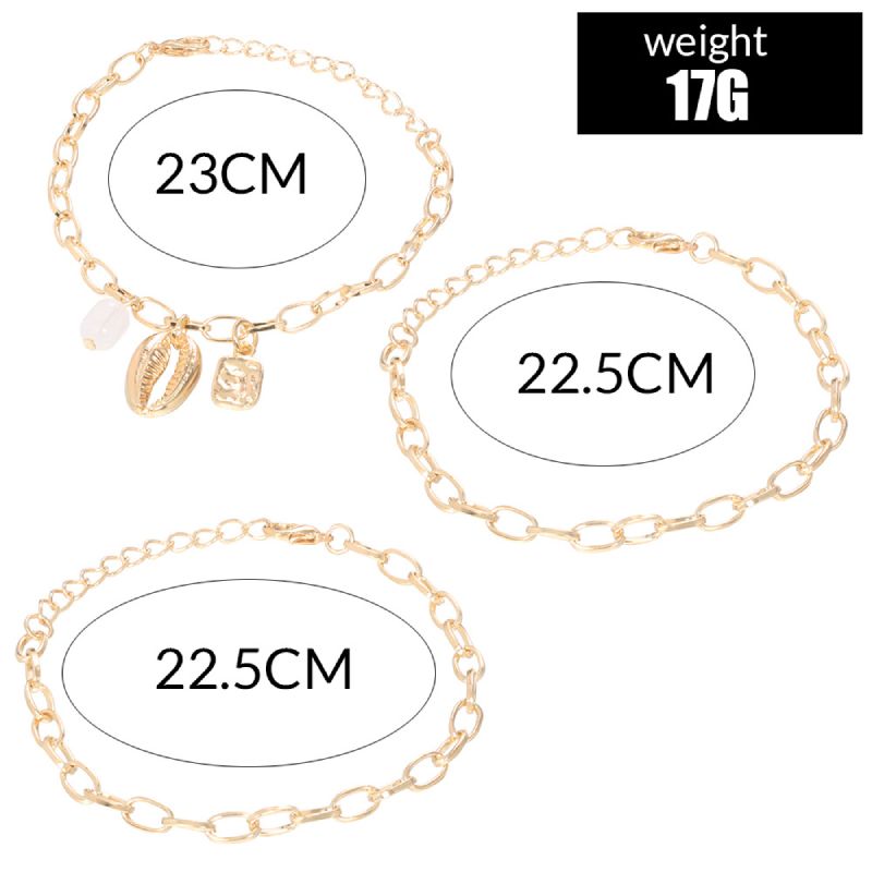 Female Fashionable Bracelets Woman Design Shell Drop Jewelry Set