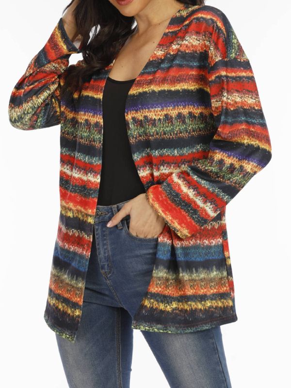 Women's Fashion Outwear Casual Colorful Coat