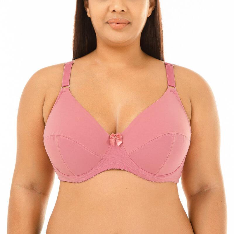 Womens Plus Size Padded Sexy Comfort Full Coverage Push Up Bra - CHALIER
