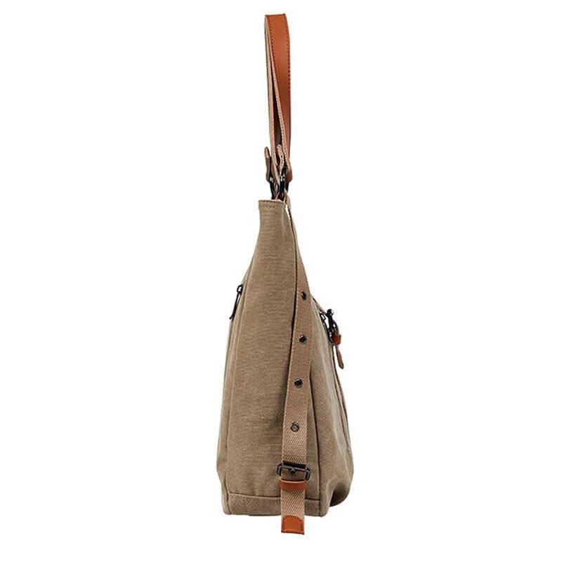Canvas Backpack-Shoulder Bag With Extra Large Capacity