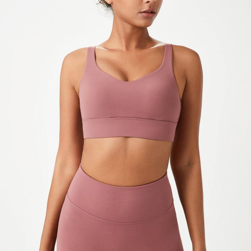 Women Sport Bra Removable Pads Bra for Yoga Running Athletic Gym Workout Fitness - CHALIER