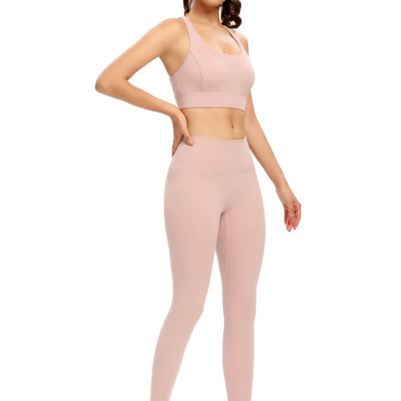 Womens Zip Front Sports Bra Wireless Bra Active Yoga Sports Soft Support Bra - CHALIER