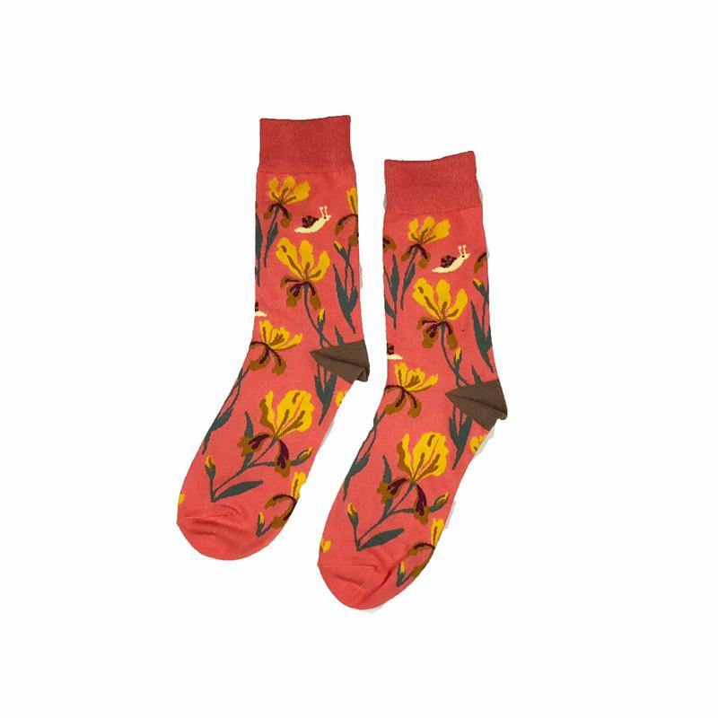 Funny Socks for Men Novelty Crazy Crew Dress Socks Cool Cute Animal Socks Set 6 Pair - CHALIER