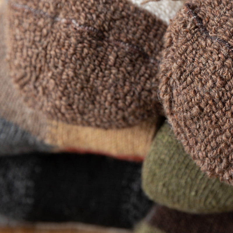 Chalier Mens Casual Crew Cushioned Lattice Socks