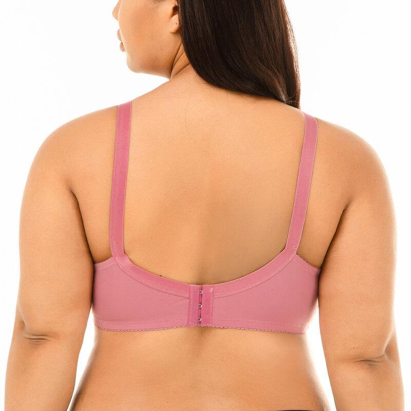 Womens Plus Size Padded Sexy Comfort Full Coverage Push Up Bra - CHALIER