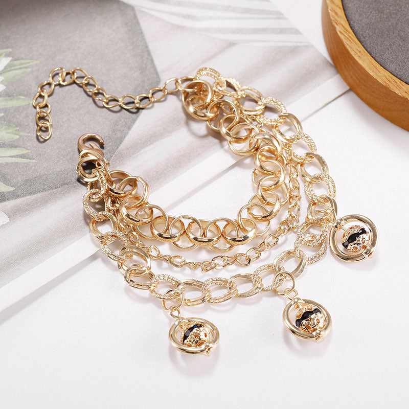 Female Fashionable Bracelets Women Hot Gold Drop Jewelry