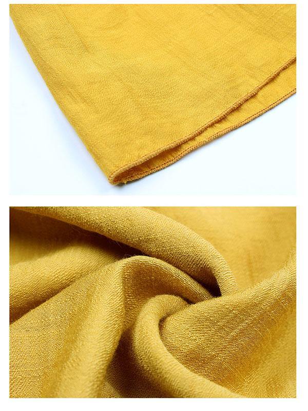 Women's Casual V-Neck Holiday A-line Beach Midi Dress - CHALIER