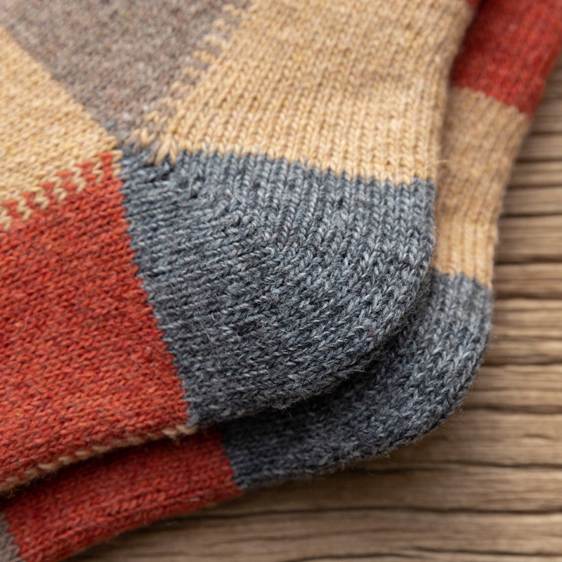 Chalier Mens Casual Crew Cushioned Lattice Socks