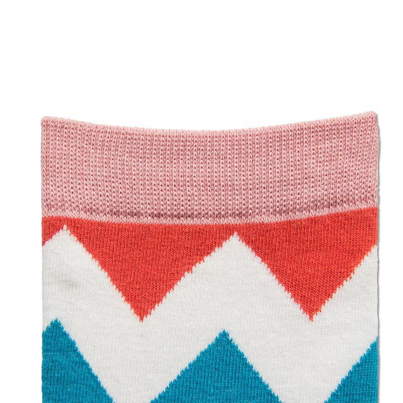 Chalier Men Socks British Style Geometric Pattern 6 Pack - CHALIER