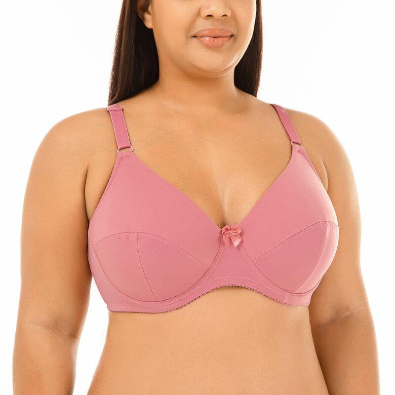Womens Plus Size Padded Sexy Comfort Full Coverage Push Up Bra - CHALIER