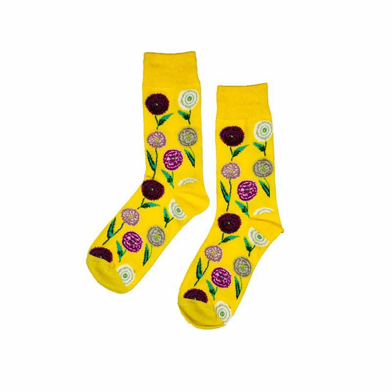 Funny Socks for Men Novelty Crazy Crew Dress Socks Cool Cute Animal Socks Set 6 Pair - CHALIER