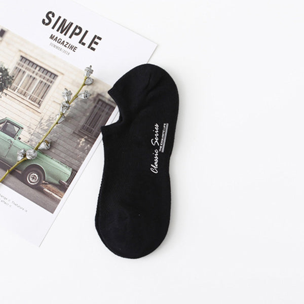 Chalier Mens Sports Ankle Socks Mesh Black Breathable Socks 1 Pair