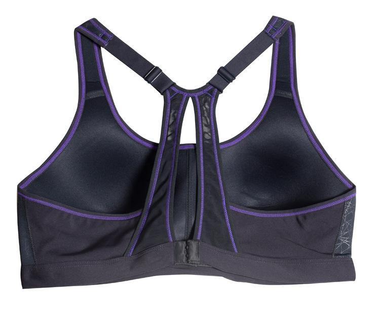 Sports Bra Full Cup High Impact Shockproof Running Fitness Yoga Beauty Back Bralette - CHALIER