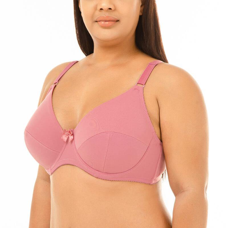 Womens Plus Size Padded Sexy Comfort Full Coverage Push Up Bra - CHALIER