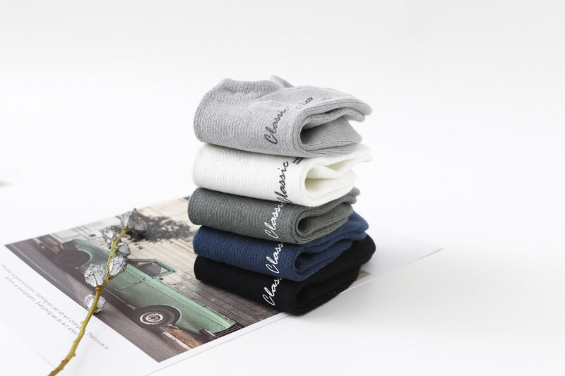 Chalier Men Sports Ankle Socks Mesh 5 Pack