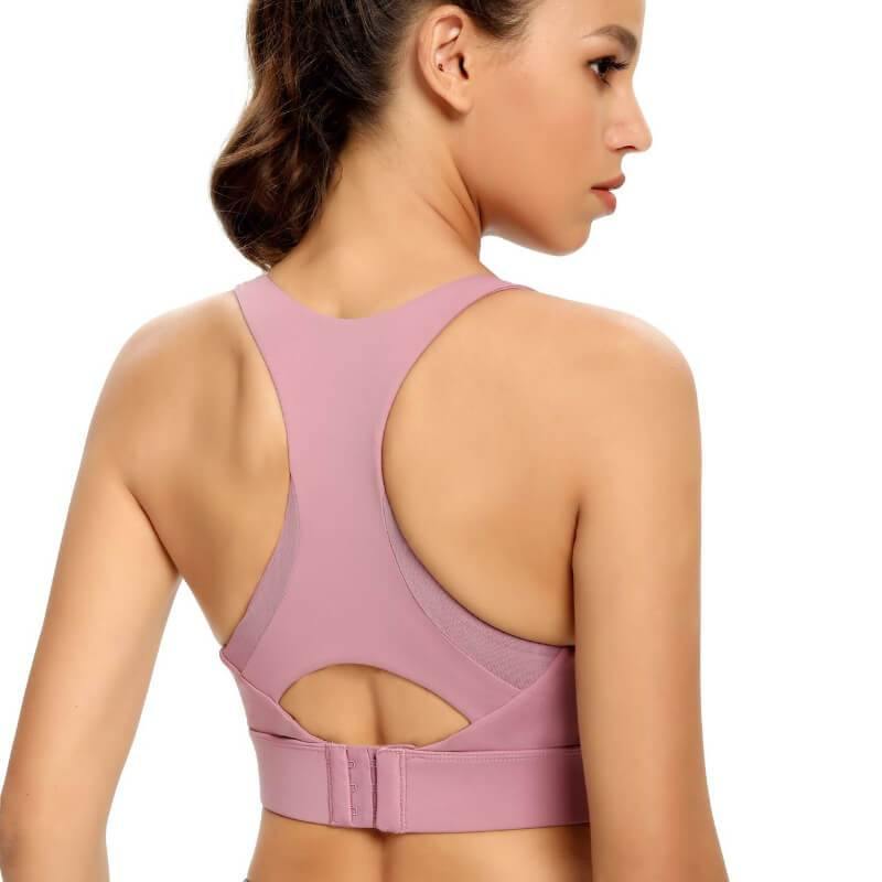 Womens Sports Bra Wireless Bra Racerback Removable Pads Workout Active Yoga Sports Bra - CHALIER