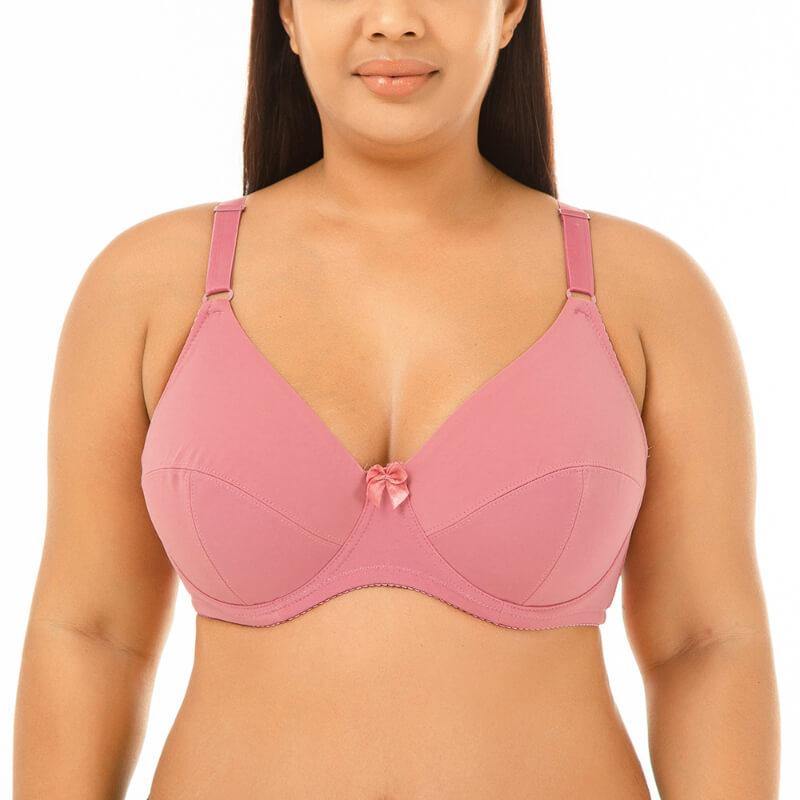 Womens Plus Size Padded Sexy Comfort Full Coverage Push Up Bra - CHALIER