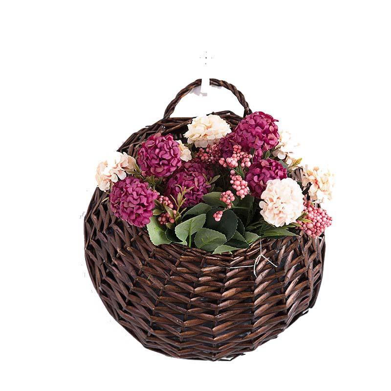 Artificial Flowers Hanging Plants Fake Bouquets Romantic Home Decor Chrysanthemum - CHALIER