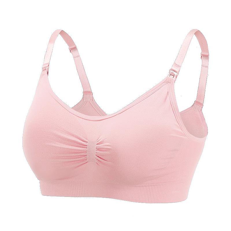 Womens Seamless Wirefree Comfort Nursing Bra Breastfeeding Maternity Bra - CHALIER
