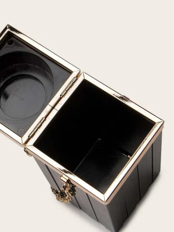 Women Lipstick Shaped Clutch Bag