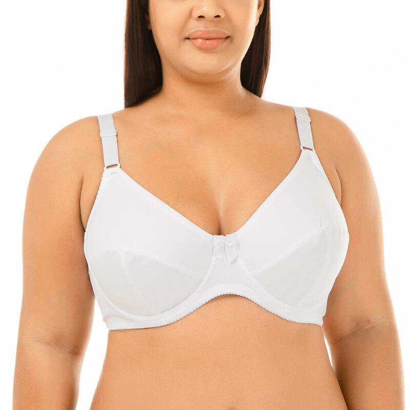 Womens Plus Size Padded Sexy Comfort Full Coverage Push Up Bra - CHALIER