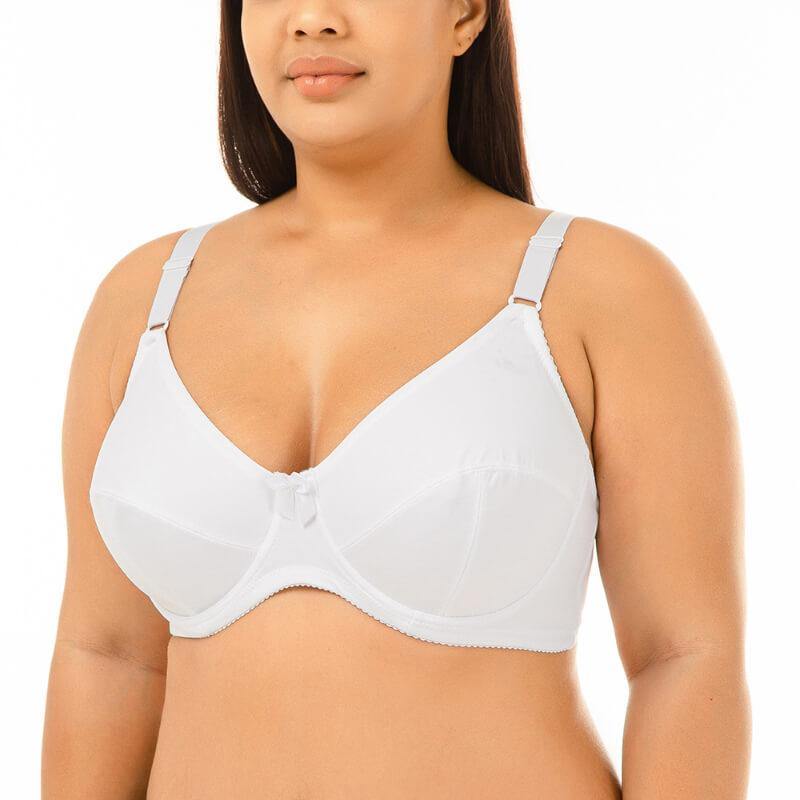 Womens Plus Size Padded Sexy Comfort Full Coverage Push Up Bra - CHALIER