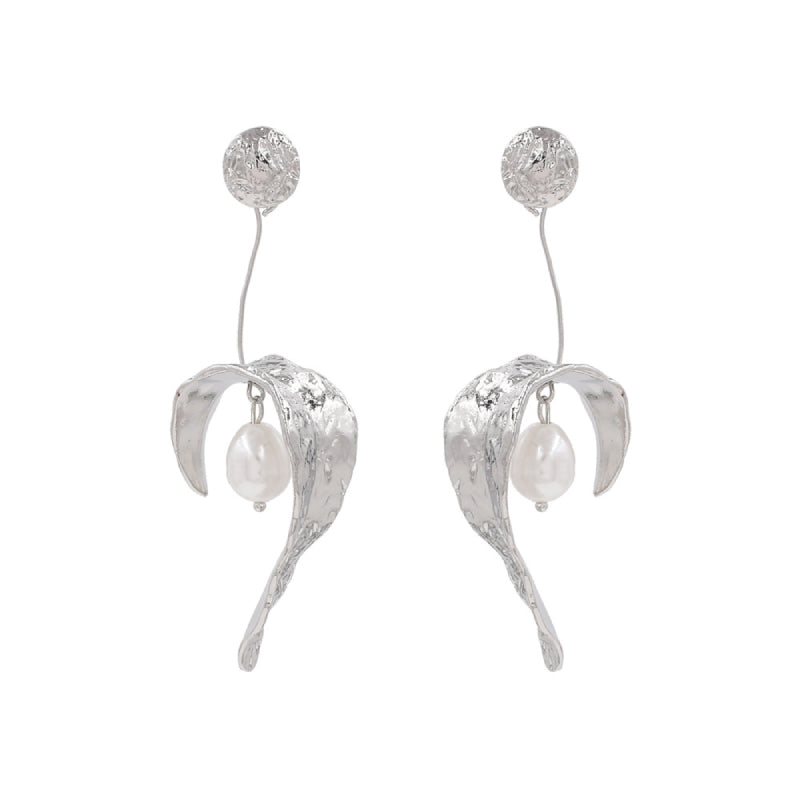 Female Hot Earrings Women Design Metal Heart Drop  Earrings