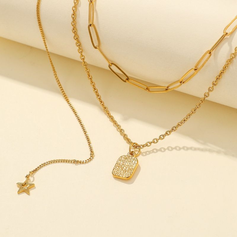 Female Hot Necklaces Women Gold Choker Long Design Jewelry