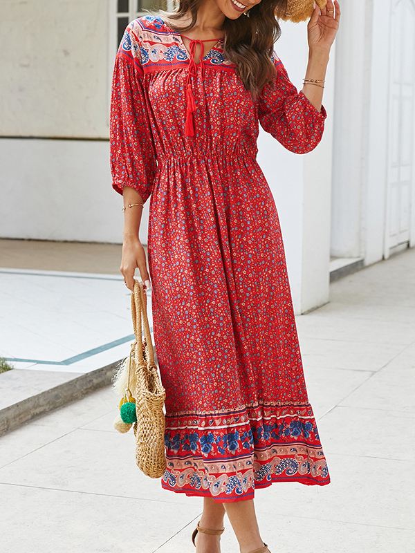 Women's Fashion Dress Design Bohemia Skirt