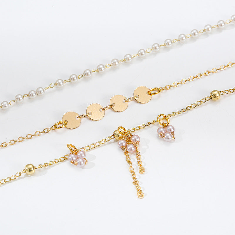 Female Design Bracelets Women Gold Jewelry Set