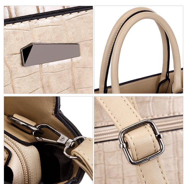 Women's Handbags PU Daily Simple Shoulder Messenger Handbag - CHALIER