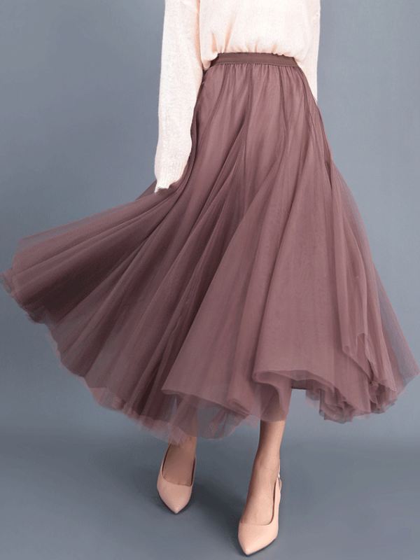 Women's Fashion Long Skirt Princess Skirt