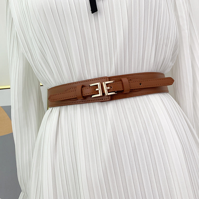 Women Design Dress Belt Elastic Belt