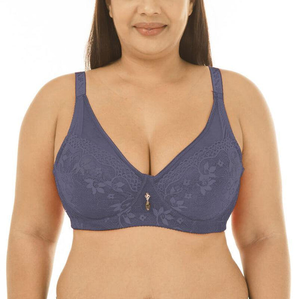 Womens Plus Size Summer Thin Ultimate Lift and Support Fashion Bra - CHALIER