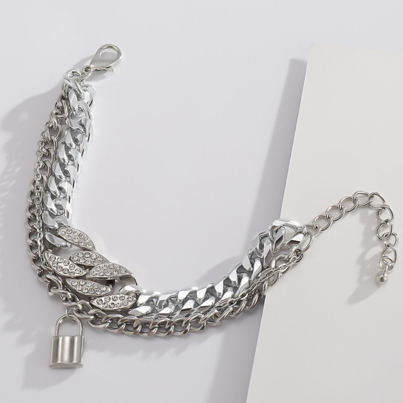 Female Fashionable Bracelets Woman  Silver Design Jewelry