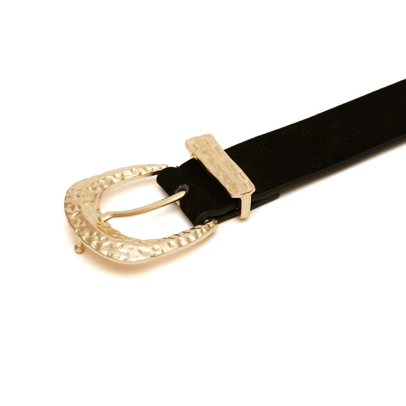 Women Design Dress Belt Fashion Gold Metal Belt