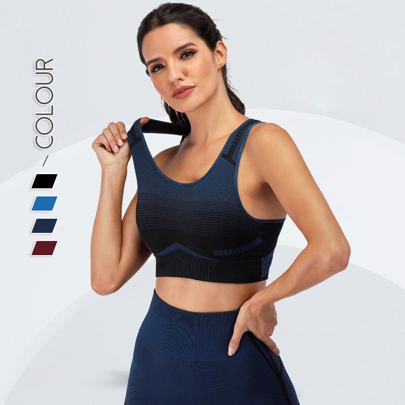 Women Sports Bra High Impact Support Beauty Back Sports bra Workout Yoga Fitness - CHALIER