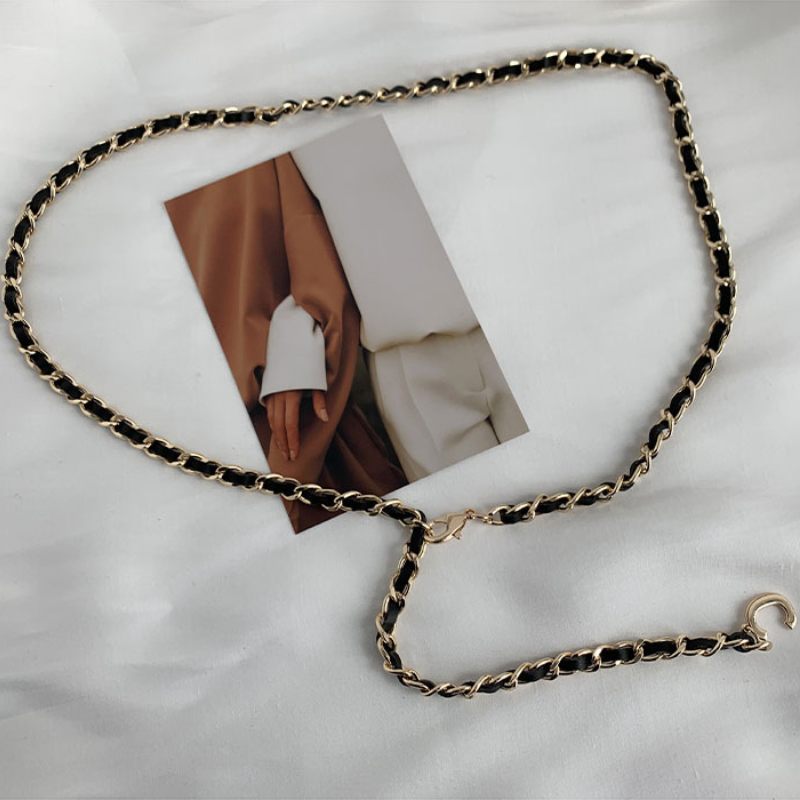 Women Fashion Dress Belt Knitted Bohemia Cool Belt