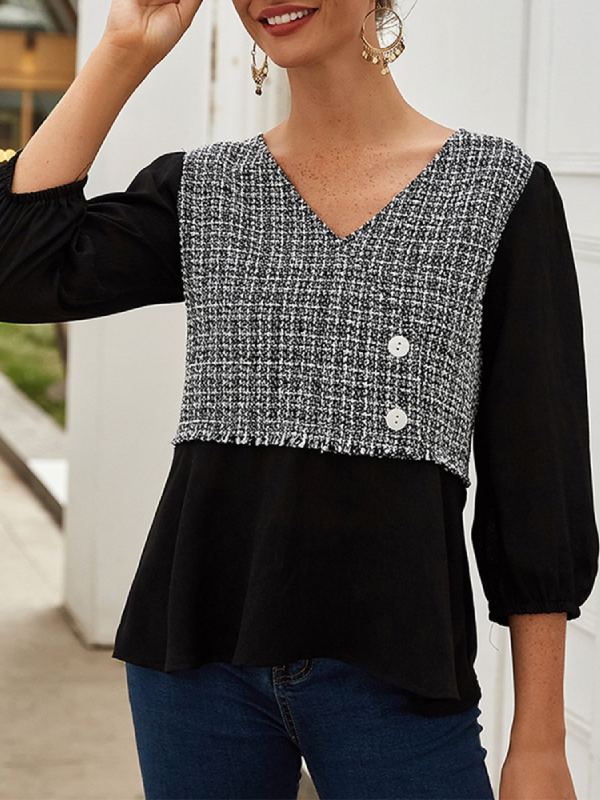 Women's Fashion Top Retro Casual Shirt